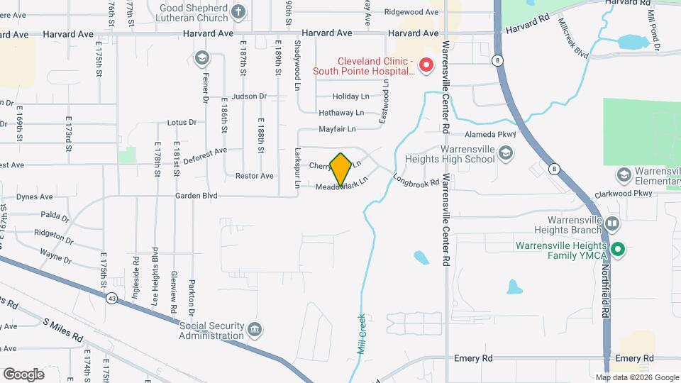 19414 Meadowlark Ln Map and Location Details