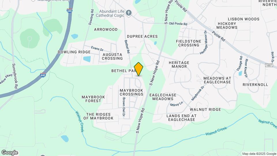 1409 Cricket Ridge Dr Map and Location Details