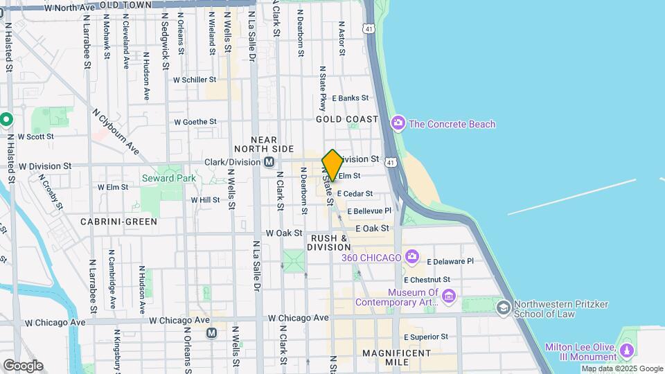 1127-1133 N State St Map and Location Details