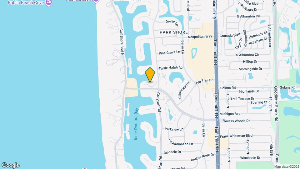 255 Park Shore Dr Mapa y Detalles de la Ubicación