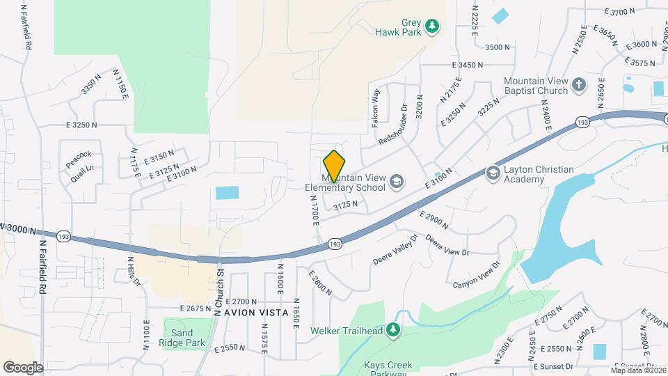 1795 E Whitetail Dr Map and Location Details