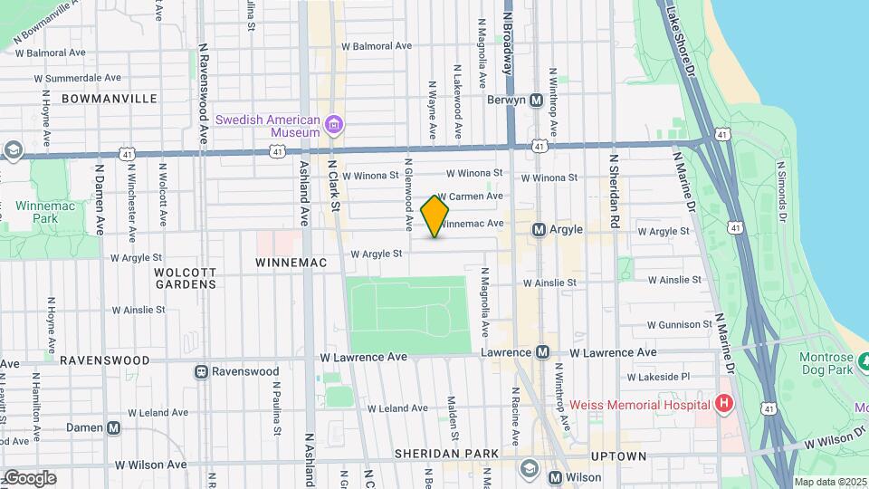 1330 W Argyle St Map and Location Details