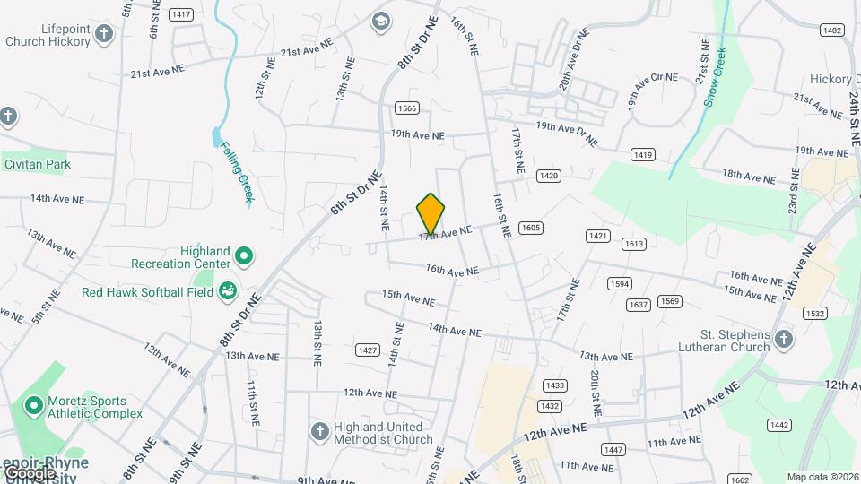 1456 17th Ave NE Map and Location Details