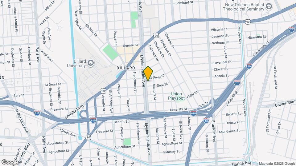 3615 Elysian Fields Ave Mapa y Detalles de la Ubicación