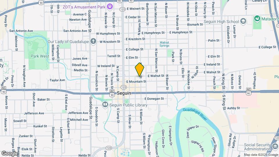 300 N Milam St Map and Location Details