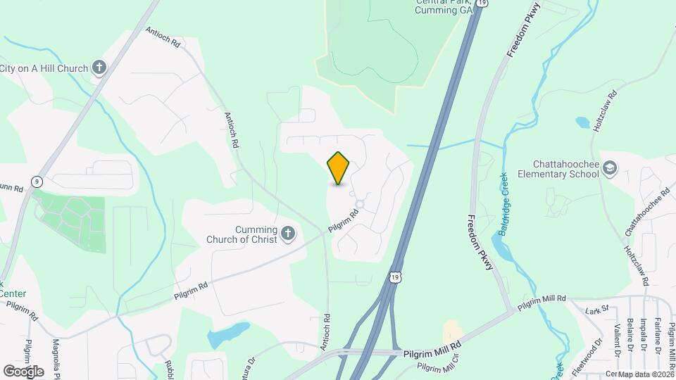 3075 Whittier Way Map and Location Details