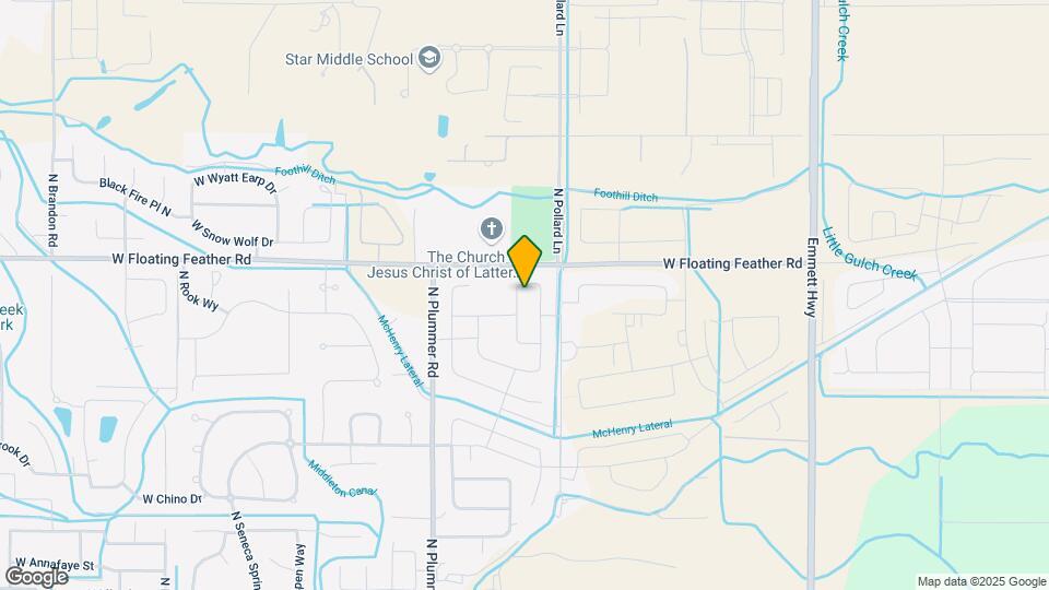 1544 N Garnet Creek Ave Map and Location Details