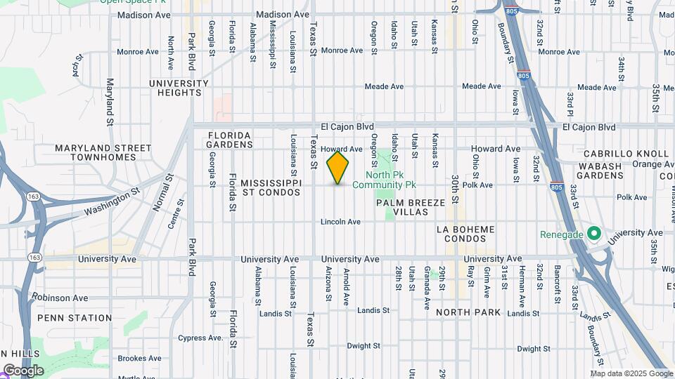 4093 Arizona St Mapa y Detalles de la Ubicación