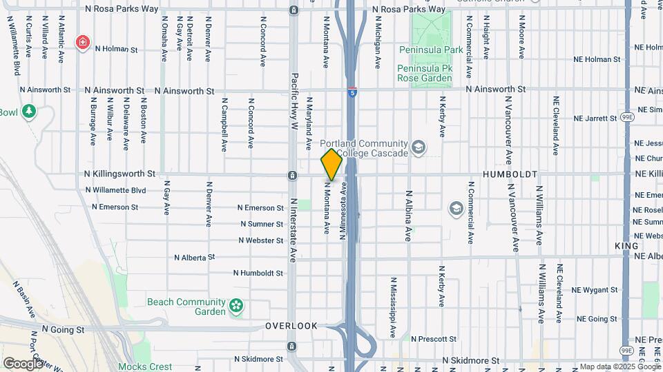 5422 N Montana Ave Map and Location Details