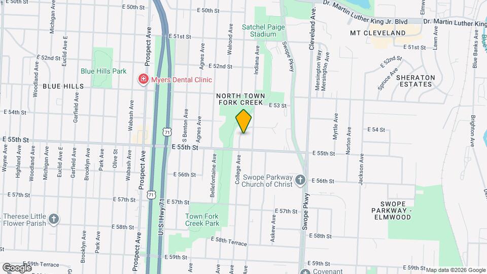 5429 College Ave Map and Location Details