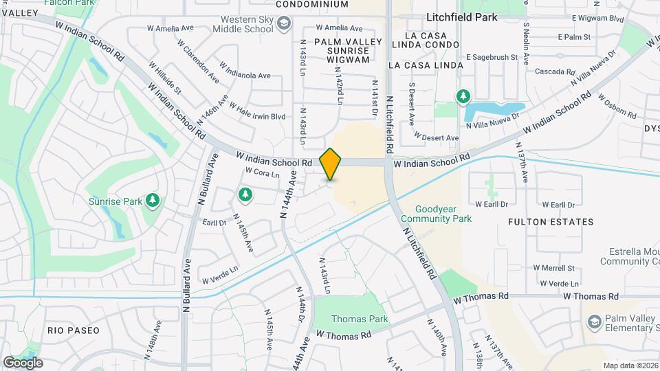14265 W Lexington Ave Map and Location Details