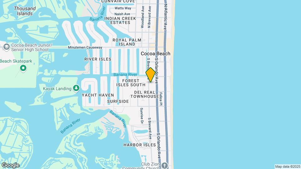 233 S Brevard Ave Map and Location Details
