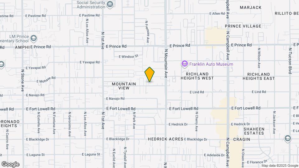 1122 E Cairn St Map and Location Details