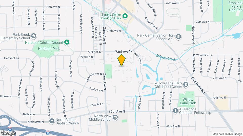 5801 73rd Ave N Map and Location Details