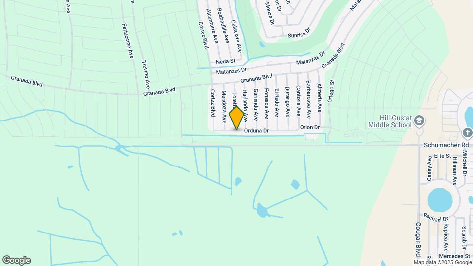 6491 Orduna Dr Map and Location Details