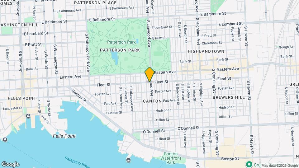 600 S Linwood Ave Map and Location Details