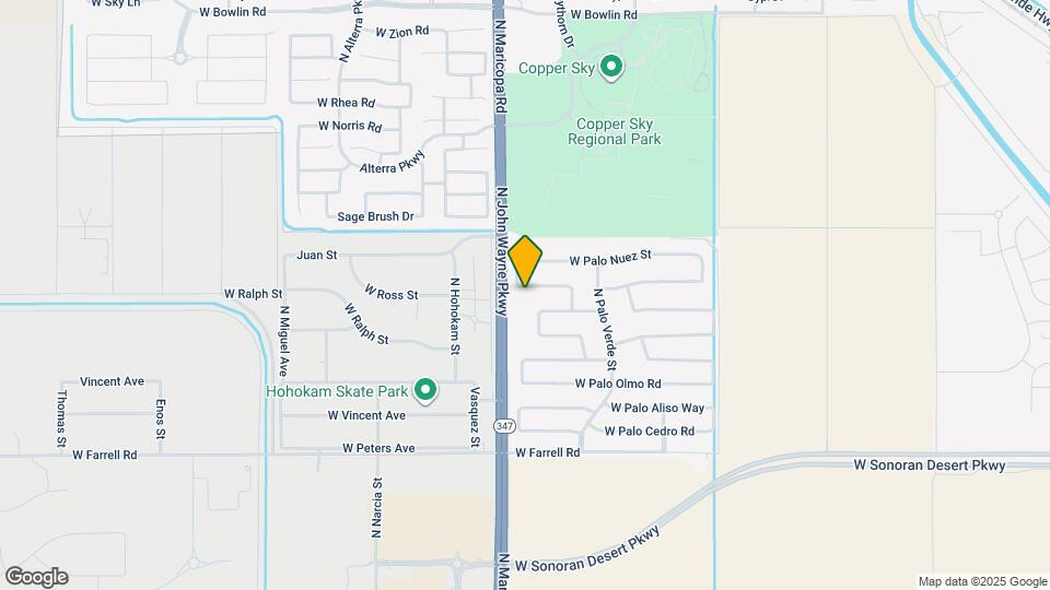 44587 W Palo Amarillo Rd Map and Location Details