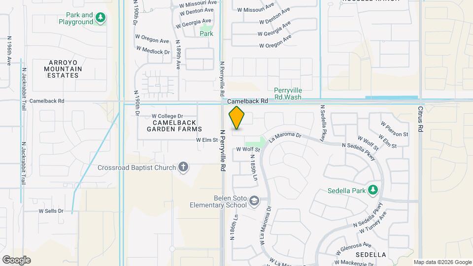 18626 W Elm St Map and Location Details