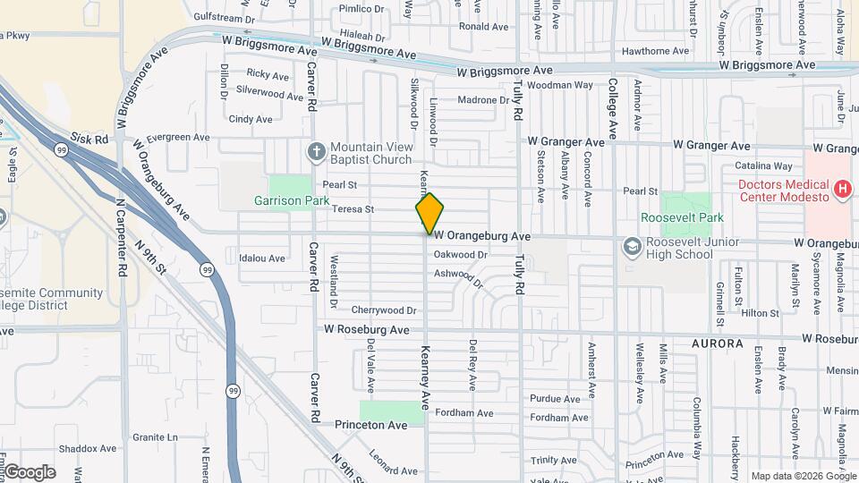 1434 W Orangeburg Ave Map and Location Details