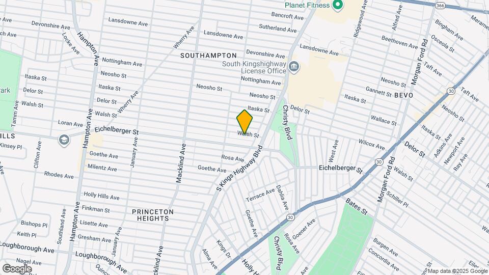 4940 Walsh St Map and Location Details