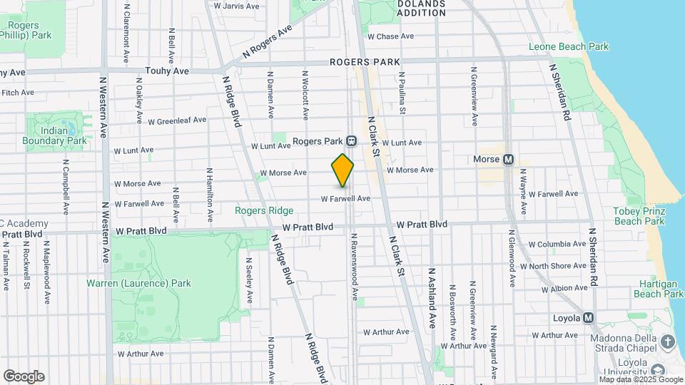 1808 W Farwell Ave Map and Location Details