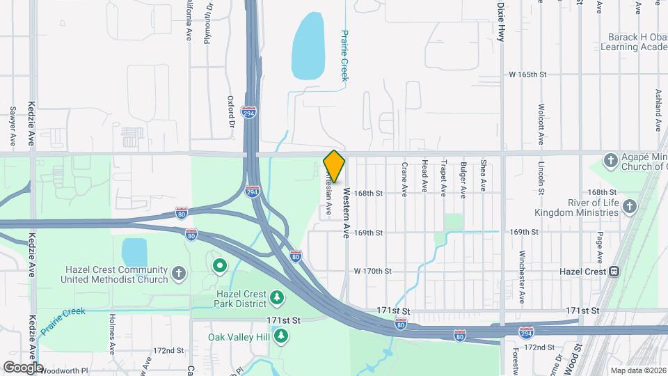 16775 Artesian Ave Mapa y Detalles de la Ubicación