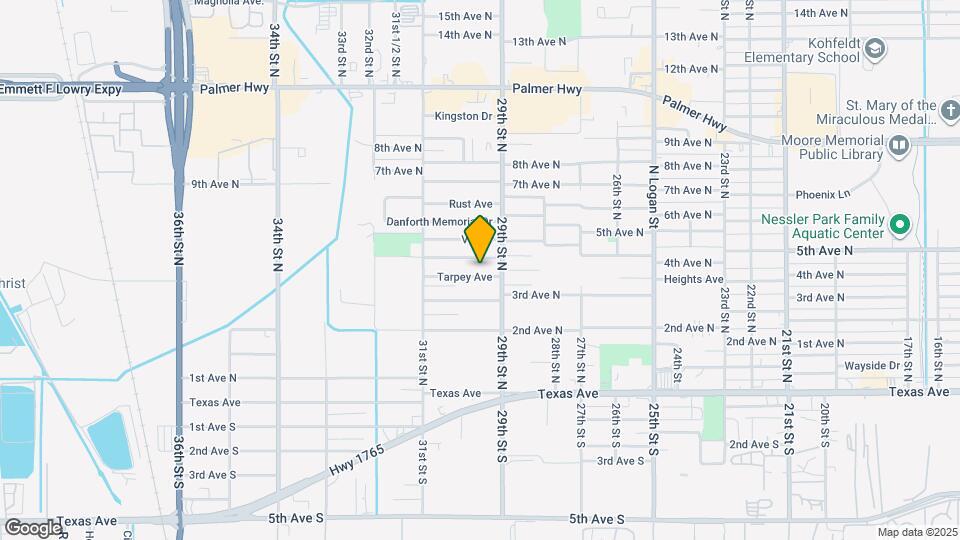 2918 Tarpey Ave Map and Location Details