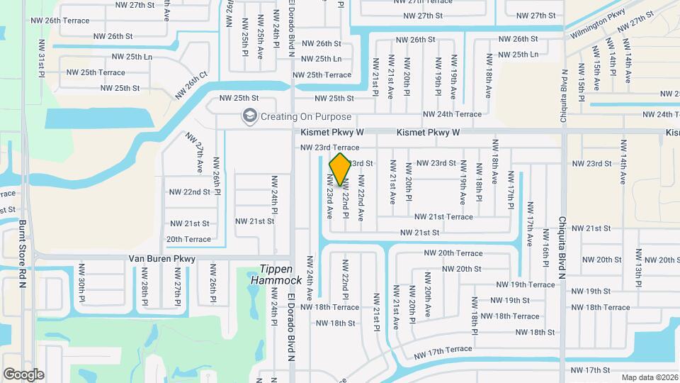 2136 NW 22nd Pl Map and Location Details