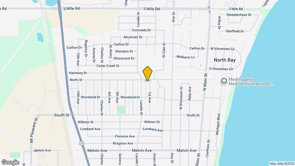 3452 1st Ave Map and Location Details