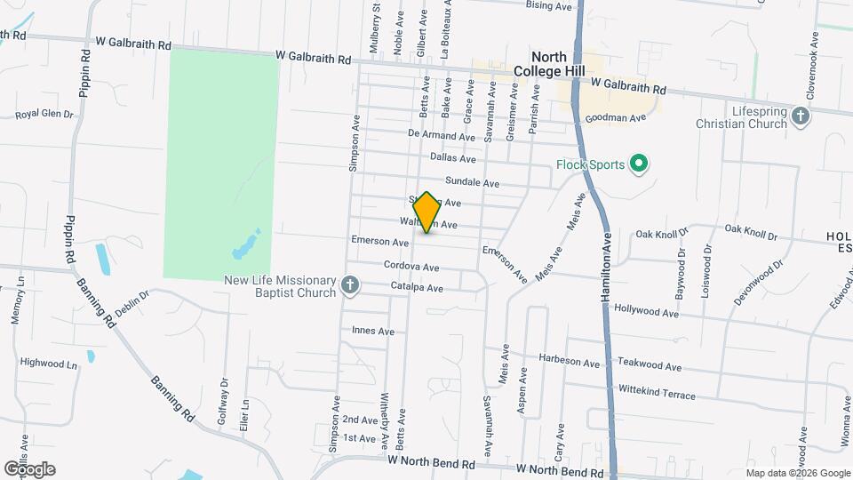 1834 Emerson Ave Map and Location Details