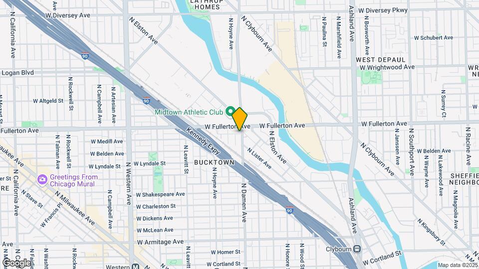 2358 N Damen Ave, Unit A2 Map and Location Details