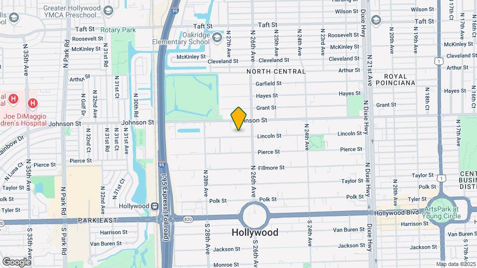 2631 Lincoln St Map and Location Details