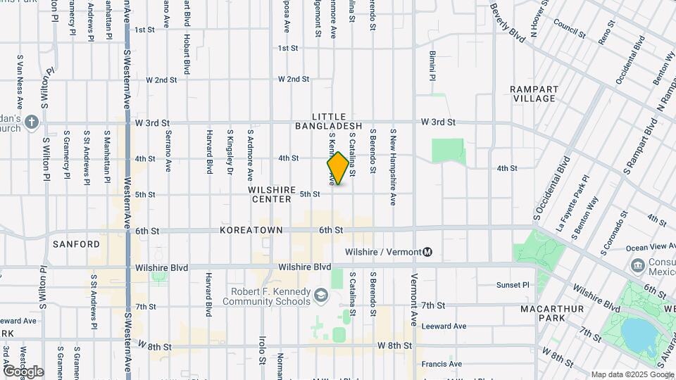 456 S Kenmore Ave Map and Location Details