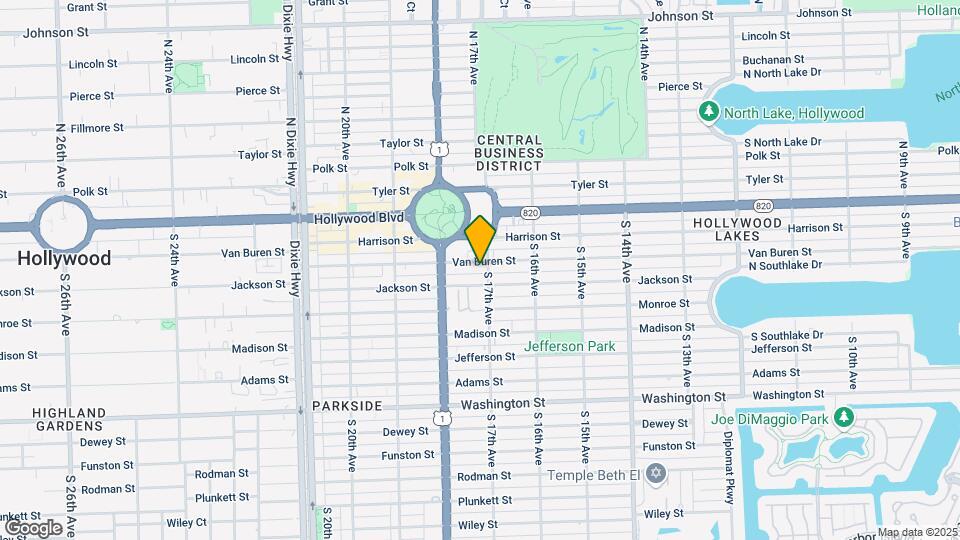 1708 Van Buren St Map and Location Details