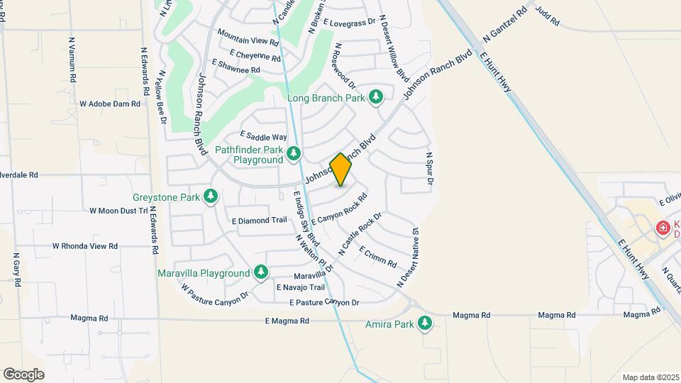 862 East Gold Dust Way Map and Location Details