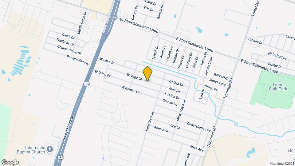 208 W Vega Ln Map and Location Details