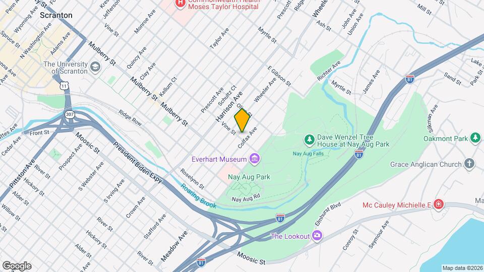 1725 Vine St, Unit 1725 Vine St. Map and Location Details