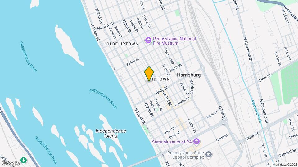 1531 Green St Map and Location Details