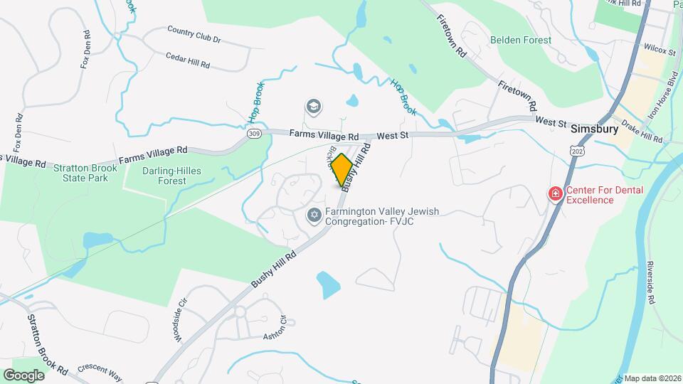 37 Bushy Hill Rd Map and Location Details