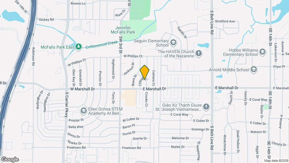 1706 Crooks Ct Map and Location Details