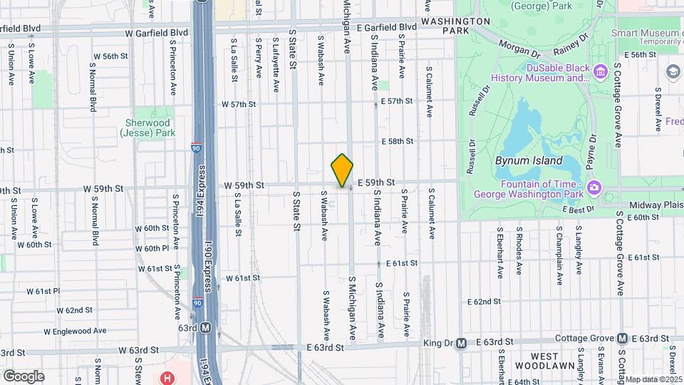 5910 S Michigan Ave Map and Location Details