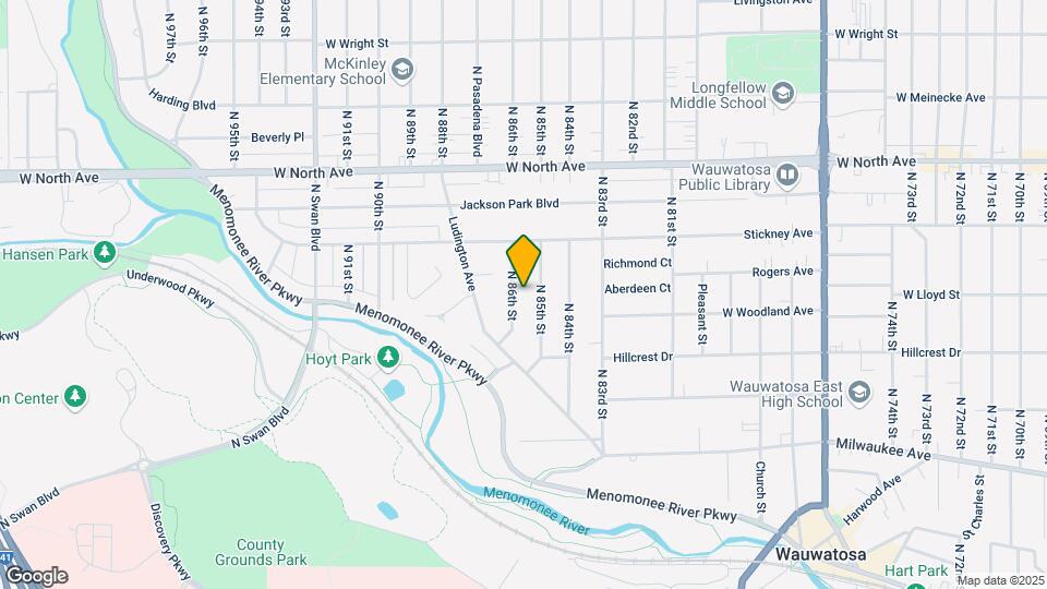 2030 N 86th St, Unit 2030 Map and Location Details