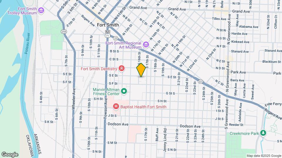 605 S 16th St Mapa y Detalles de la Ubicación