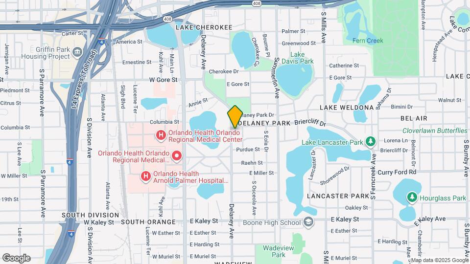 1213 Delaney Ave Map and Location Details