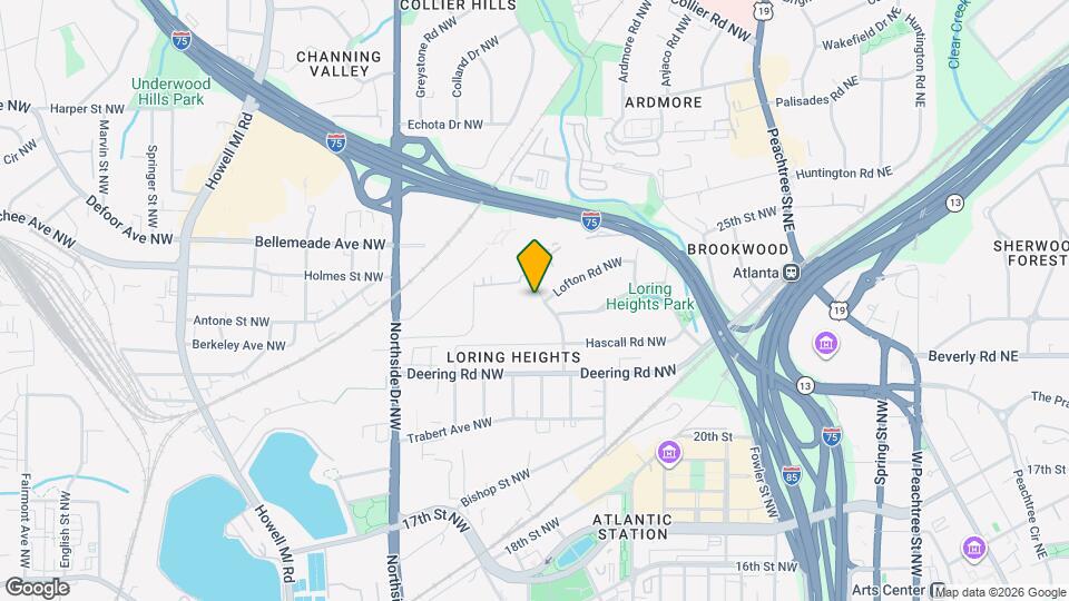 1604 Steele Dr NW Map and Location Details