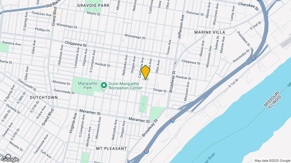 3937 Iowa Ave Map and Location Details