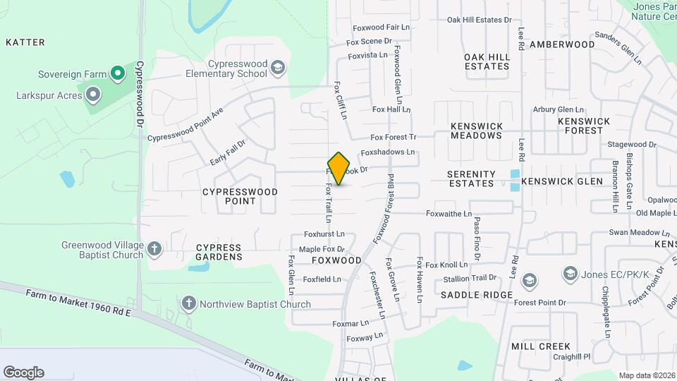 7010 Foxmont Ln Map and Location Details