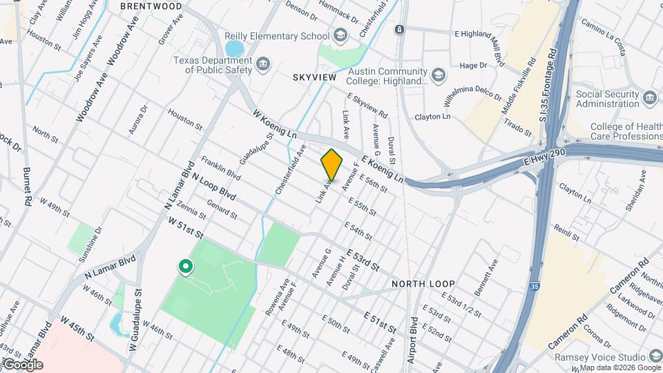 5501 Link Ave Map and Location Details