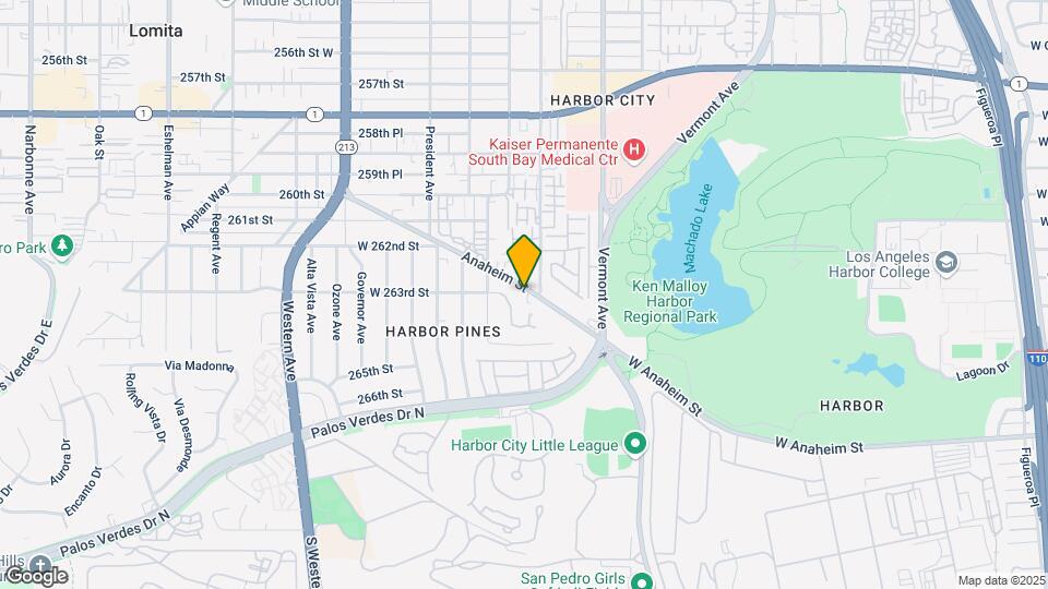 1310 Anaheim St Map and Location Details