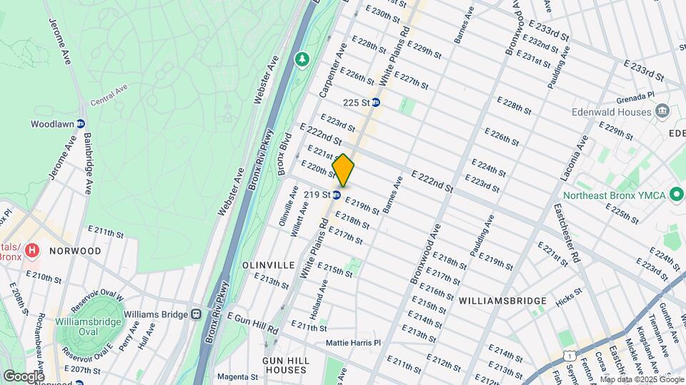 3802 White Plains Rd Map and Location Details